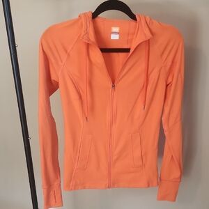 Lucy Orange Zip-Up Hoodie
